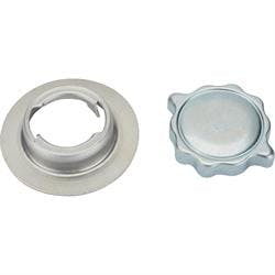 Flanged Aluminum Gas/Oil Tank Filler Neck with Twist-On Vented Cap