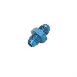 Aluminum Flare Union Adapter Fitting, Blue, -4 AN