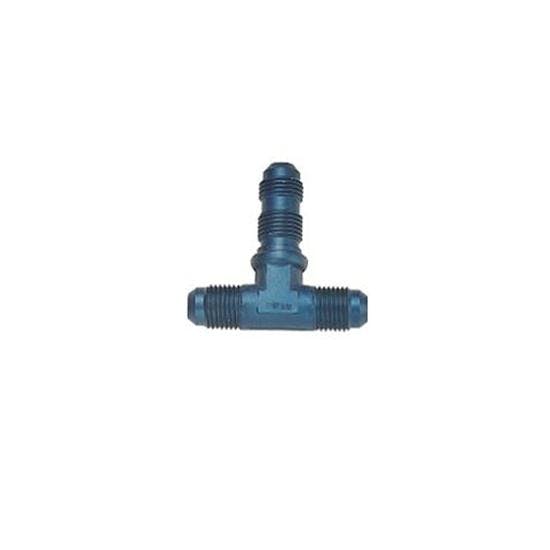 Aluminum Tee Bulkhead Fitting, -3 AN
