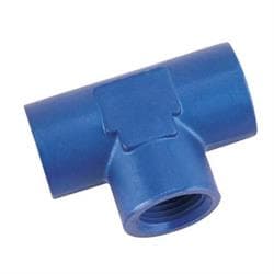 Aluminum Female Pipe Tee, 1/8 Inch