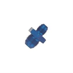 Aluminum Flare Reducer Adapter, Blue, -6 AN to -12 AN