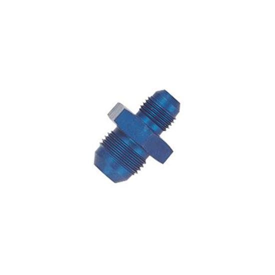Aluminum Flare Reducer Adapter, Blue, -10 AN to -12 AN