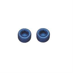 Aluminum Allen Pipe Plugs, 3/8 Inch NPT