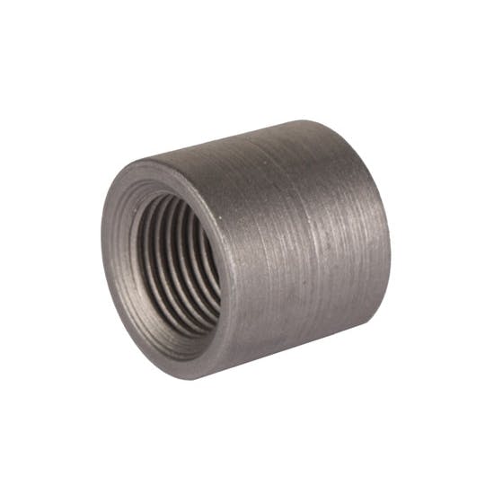Threaded Steel Weld Bung Fitting, 3/8 Inch NPT Female