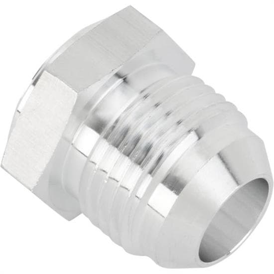 Male Aluminum 37 Degree AN Flare Weld Bung Fitting, -10 AN