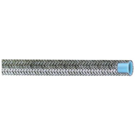 Aeroquip FCF0806 Stainless Steel Braided AC Hose, -8 AN, 6 Ft. Length