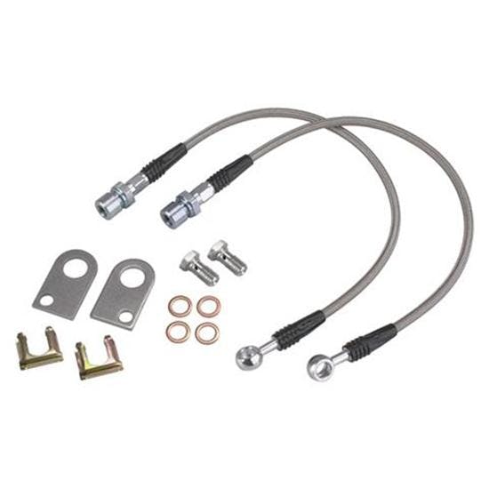 Braided Stainless Steel DOT Brake Lines & Rear Brake Hoses 3/8-24