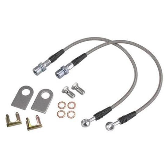 IMCA 69-77 GM Loaded Brake Caliper Kit w/Pads, Bolts and SS Hoses