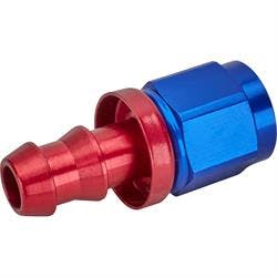 Straight Socketless Push-On Hose End, -6 AN