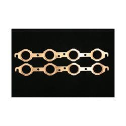 SCE Gaskets 4019 Copper Exhaust Gaskets, 1.6 In Round Port, LS1-6
