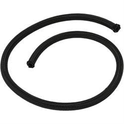 Fragola Premium Black Nylon Braided Rubber Hose, -6 AN