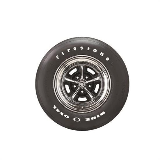 Firestone 62680 Wide Oval Tire, Raised White Letter, GR70-15