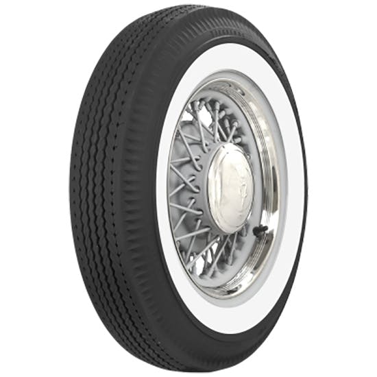 Firestone 639755 2-1/2 Inch Whitewall Bias Ply Tire, 550-16