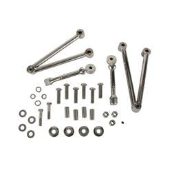 1935-40 Ford Front Shock Mount Kit, Stainless