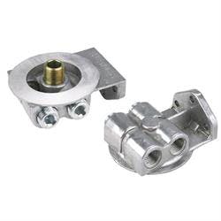 Single Remote Oil Filter Bracket, Chevy Filter