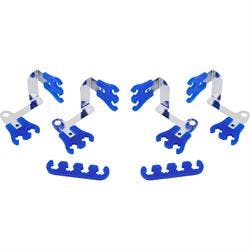 Spark Plug Wire Looms Set, Blue