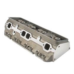 Flo-Tek 102500 Bare S/B Chevy Aluminum Head, Straight Plug