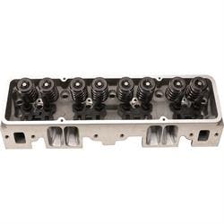 Flo-Tek 1220-SRCNC-505 SBC Aluminum Head, Angle Plug, 220cc /72cc