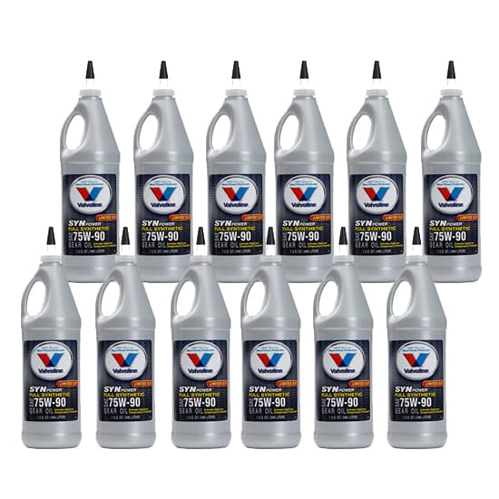 Valvoline VV975 Synpower Synthetic Gear Oil, 75W90, 12 Quart