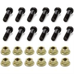 Winters 7165 Ring Gear Bolt and Nut Kit, 3/8-24 Inch Black Oxide