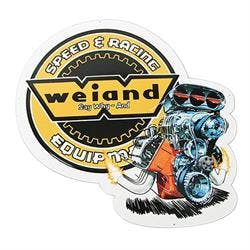 Weiand 10001WND Vintage Tin Sign