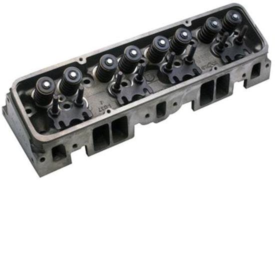 World Sportsman II Small Block Chevy Iron Heads, Angle Plug