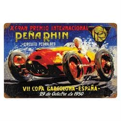 Pena Rhin Vintage Tin Sign