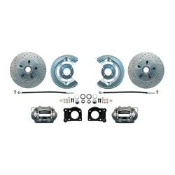 1964-73 Ford Mustang Drilled/Slotted Disc Brake Conv. w/Spindles