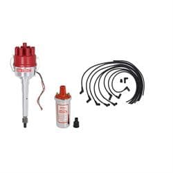 Mallory Unilite Distributor, Coil & Wires, 1949-53 Flathead Kit