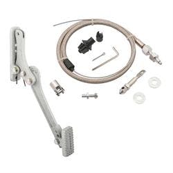 Cast Aluminum Accelerator Throttle Pedal & Mr Gasket Cable Kit