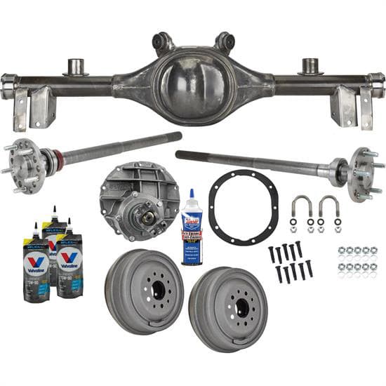 1968-72 GM A-Body Ford 9 Inch Rear Axle w/Drum Kit, 3.50:1