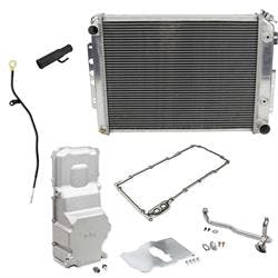 1967-69 Camaro LS Swap Radiator Kit with Holley 302-3 Oil Pan