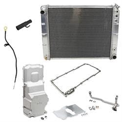 1970-81 Camaro LS Swap Radiator Kit with Holley 302-3 Oil Pan