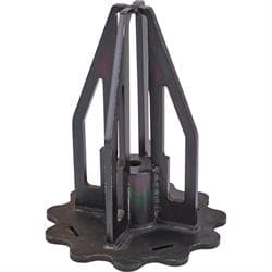 Wehrs Machine WM304TC Tall Spring Cup, 6 Inch, Black