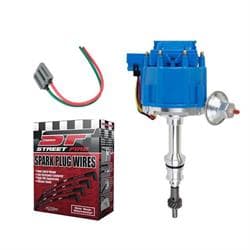 Small Block Ford 289/302 Blue HEI Distributor MSD Wires & Pigtail