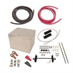 Car Battery Relocation Kit w/Taylor Aluminum Box