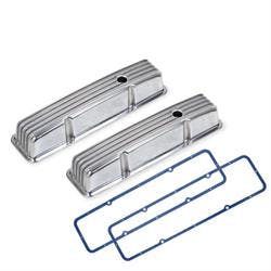 Mr Gasket 6855G Aluminum Finned Valve Covers & Gaskets SBC