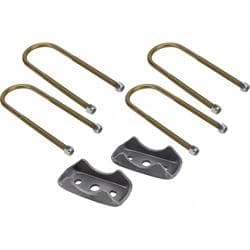 Weld on Leaf Spring Pads and U-Bolts for 3 Inch Axle Tube, 8 In