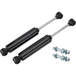 Speedway Short Gas-Filled Tube Shocks, Black Painted w/Studs