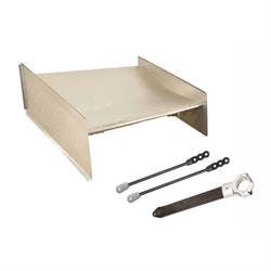 Sprint Car Nose Wing w/Angled Sideboards and Stand/Clamp