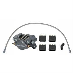 Left Front Sprint Car Caliper Crash Kit, Aluminum Rotor