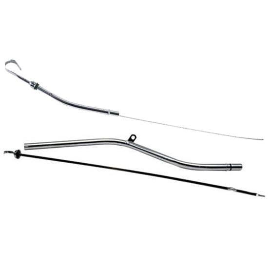 Chrome Small Block Chevy Dipstick and 27 Inch TH350 Dipstick