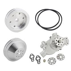 AFCO Small Block Chevy Short Water Pump & Reduction Pulley Combo