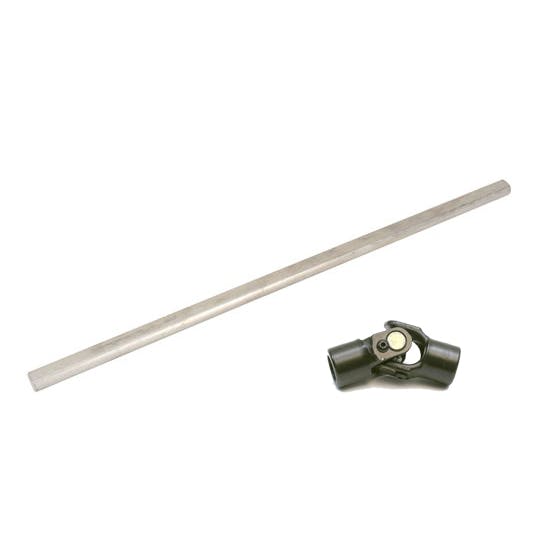 Fully Machined DD Steering Shaft, 18" & 1" DD to 3/4 DD Joint