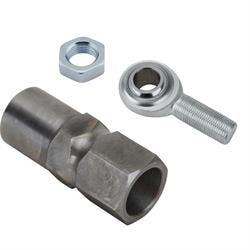 Steel Hex Sleeve, 3/4 Inch w/Steering Shaft Heim & Jam Nut 