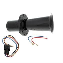Speedway Black Ah-oo-gah Horn & 40-Amp Electric Relay Kit