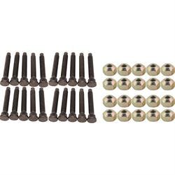 Moroso Wheel Studs, 7/16-20 & Single Sided Steel Lug Nut Kit