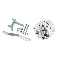 King Chrome GM One Wire Alternator, 65 Amp w/Plain Bracket