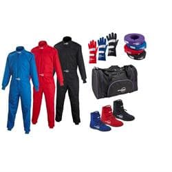 Speedway One-Layer One-Piece Economy Racing Suit Combo & Bag
