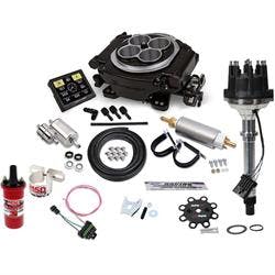 Holley Sniper EFI Black w/Fuel Supply/Dist/Coil Kit, SBC/BBC